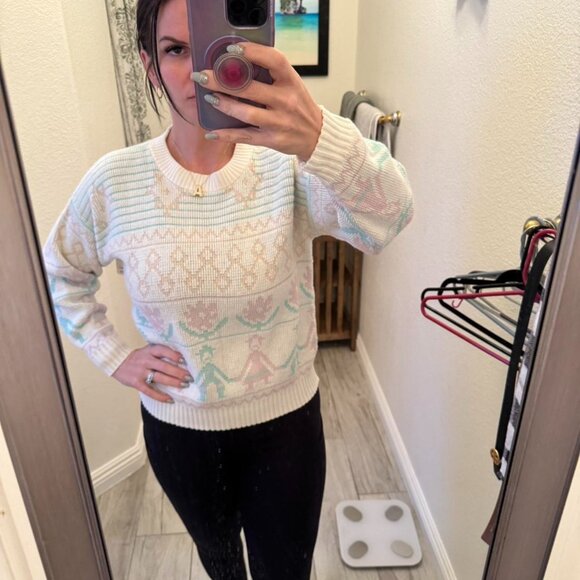 Vintage Cabin Creek 80s Acrylic‎ Sweater S - Picture 5 of 7